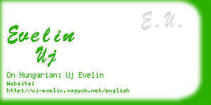 evelin uj business card